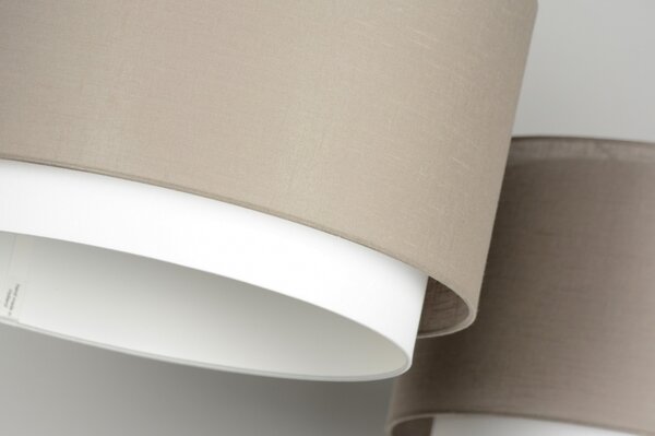 Závěsné designové svítidlo nad stůl Napolitana Taupe (LMD)
