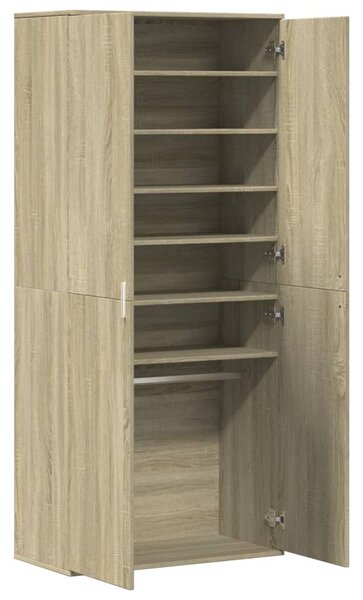 Botník dub sonoma 80 x 39 x 178 cm kompozitní dřevo 3276674
