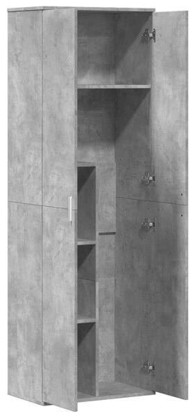 Skříň highboard betonově šedá 60 x 35 x 180 cm kompozitní dřevo 3276668