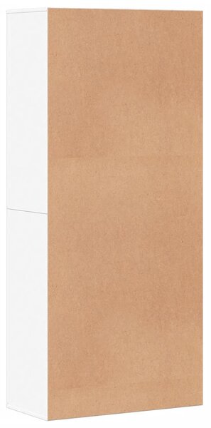Botník bílý 80 x 39 x 178 cm kompozitní dřevo 3276672