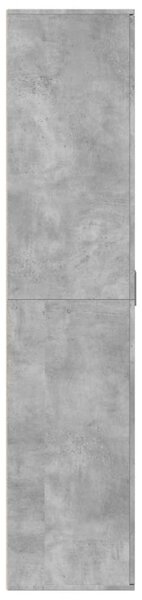 Botník betonově šedý 80 x 39 x 178 cm kompozitní dřevo 3276675