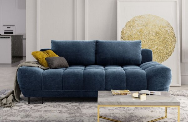 -25 % Dny MOMENTI– Windsor & Co Tmavě modrá rozkládací pohovka Cirrus 215 cm