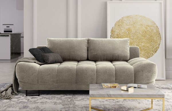-25 % Dny MOMENTI– Windsor & Co Béžová rozkládací pohovka Cirrus 215 cm