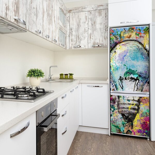 Nálepka na ledničku Barevná žárovka FridgeStick-70x190-f-90508097