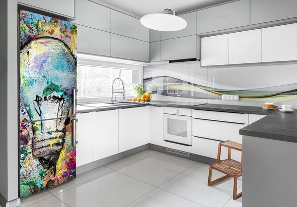 Nálepka na ledničku Barevná žárovka FridgeStick-70x190-f-90508097