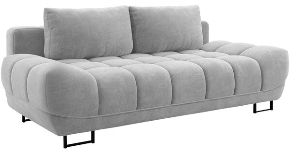 -25 % Dny MOMENTI– Windsor & Co Světle šedá sametová rozkládací pohovka Cirrus 215 cm