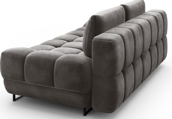 -25 % Dny MOMENTI– Windsor & Co Tmavě hnědá sametová rozkládací pohovka Cirrus 215 cm