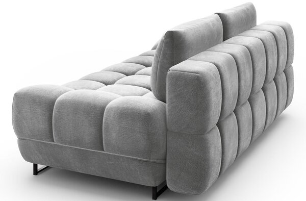 -25 % Dny MOMENTI– Windsor & Co Šedá sametová rozkládací pohovka Cirrus 215 cm