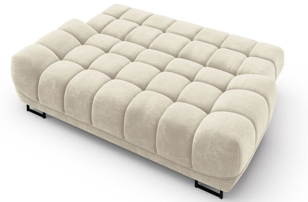 -25 % Dny MOMENTI– Windsor & Co Béžová sametová rozkládací pohovka Cirrus 215 cm