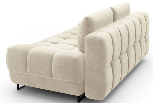-25 % Dny MOMENTI– Windsor & Co Béžová sametová rozkládací pohovka Cirrus 215 cm