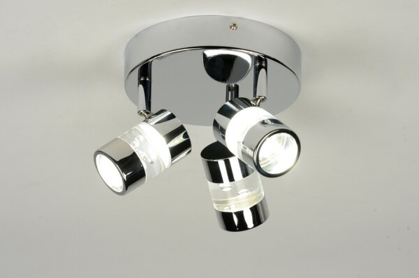 Stropní LED svítidlo do koupelny Longline Crystal Trio (LMD)