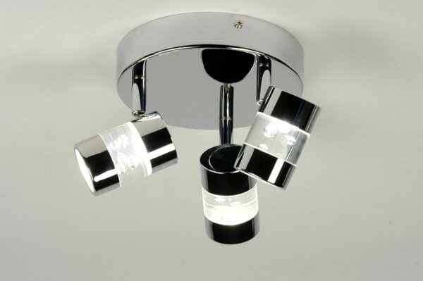 Stropní LED svítidlo do koupelny Longline Crystal Trio (LMD)