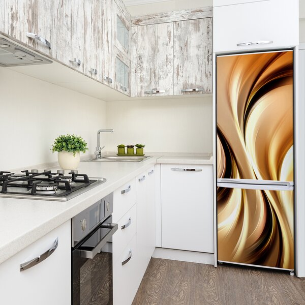 Foto nálepka na ledničku Abstraktní vlny FridgeStick-70x190-f-90602431