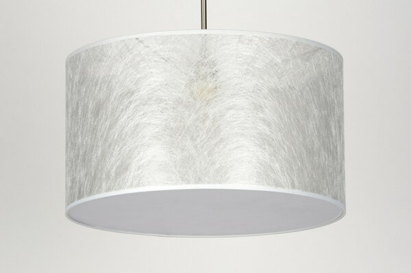 Závěsné designové svítido do obýváku Mombasa Silver Look (LMD)