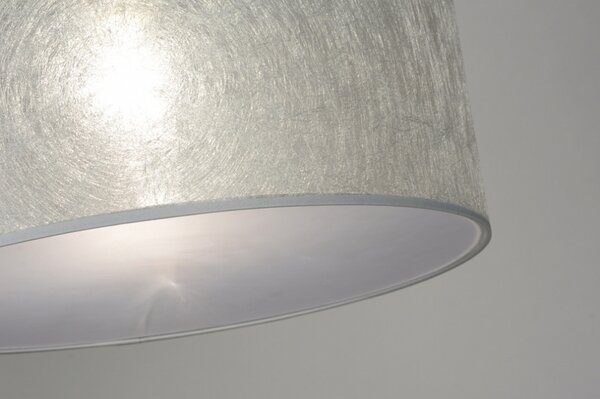 Závěsné designové svítido do obýváku Mombasa Silver Look (LMD)