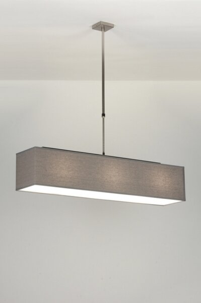 Závěsné designové šedé svítidlo nad stůl Bahia Grey (LMD)