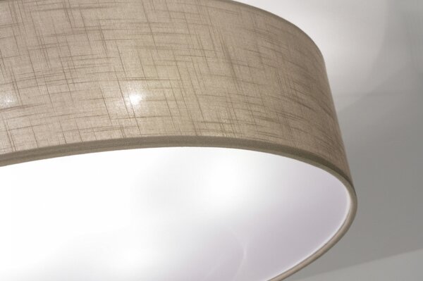 Stropní designové béžové svítidlo do obýváku Royal Brown Taupe (LMD)