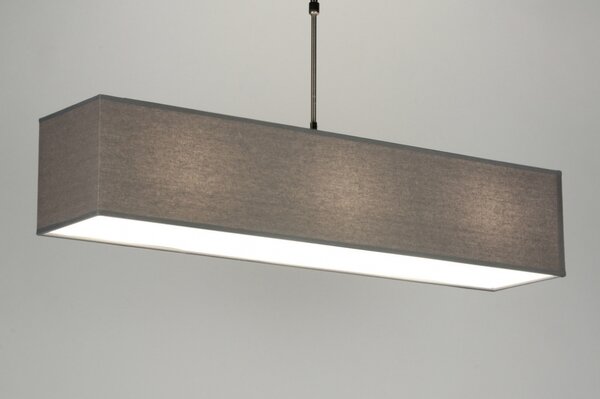 Závěsné designové šedé svítidlo nad stůl Bahia Grey (LMD)