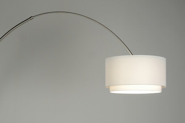 Stojací oblouková lampa Adamo Soffito Bianco (LMD)