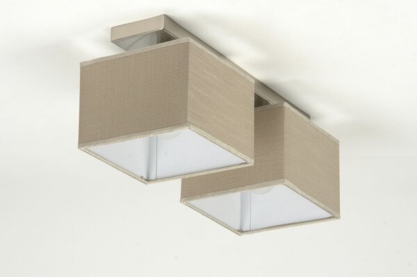 Stropní designové béžové svítidlo Anders Taupe II (LMD)