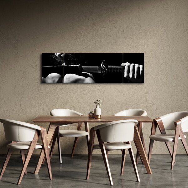Obraz - Žena s mečem (170x50 cm)