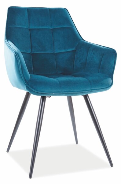 Jídelní židle - LILIA Velvet, různé barvy na výběr Čalounění: tyrkysová (Bluvel 85)