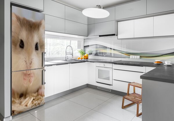 Nálepka fototapeta lednička Křeček FridgeStick-70x190-f-91045561
