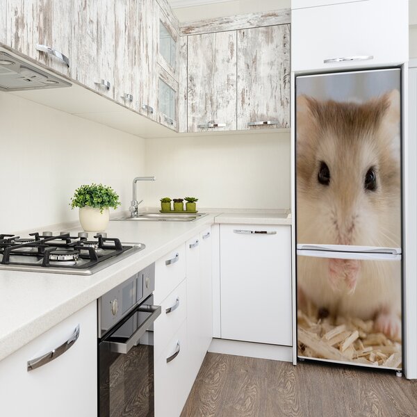 Nálepka fototapeta lednička Křeček FridgeStick-70x190-f-91045561