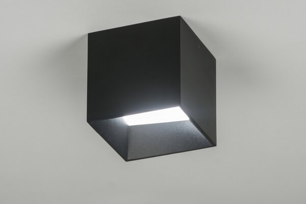 Stropní koupelnové černé bodové LED svítidlo Quadra Black (LMD)