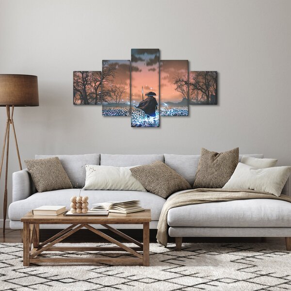 Obraz - Ilustrace válečníka (125x70 cm)