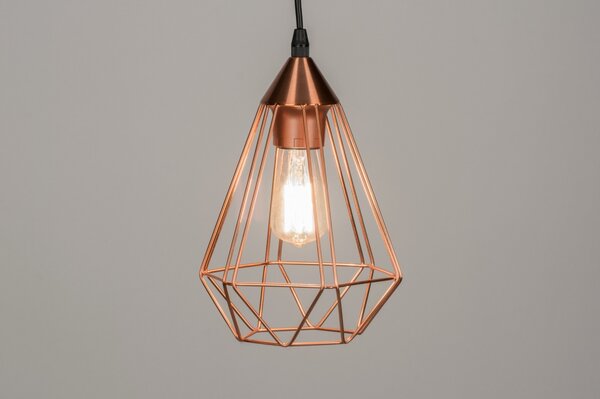 Závěsné industriální svítidlo do kuchyně Signature Crystal Cooper (LMD)
