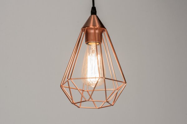 Závěsné industriální svítidlo do kuchyně Signature Crystal Cooper (LMD)