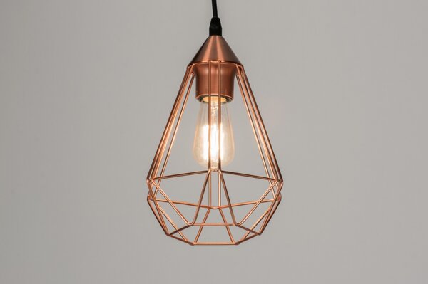 Závěsné industriální svítidlo do kuchyně Signature Crystal Cooper (LMD)