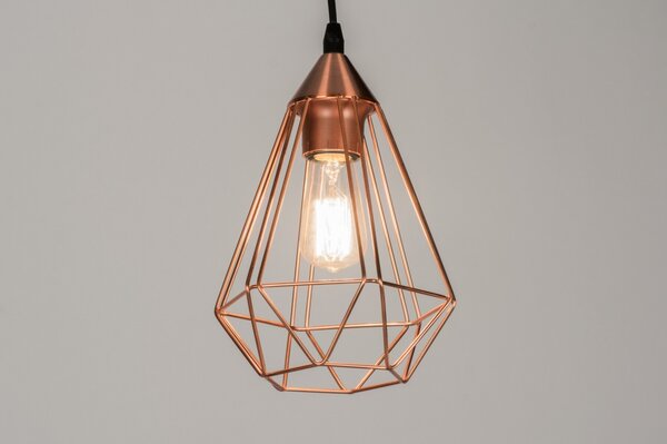 Závěsné industriální svítidlo do kuchyně Signature Crystal Cooper (LMD)