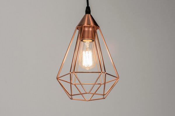 Závěsné industriální svítidlo do kuchyně Signature Crystal Cooper (LMD)