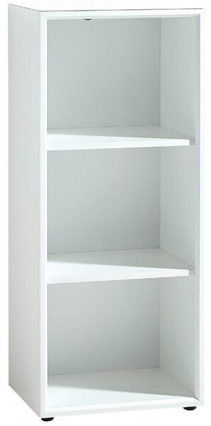 Bílý lesklý kancelářský regál Germania Monteria 4203 120 x 50 cm