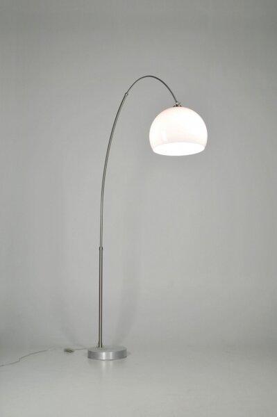 Stojací designová oblouková lampa Cannes Crema Plus (LMD)