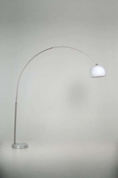 Stojací designová oblouková lampa Cannes Crema Plus (LMD)