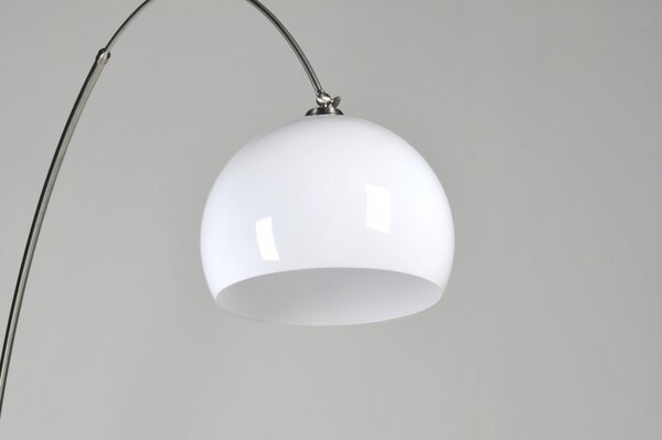 Stojací designová oblouková lampa Cannes Crema Plus (LMD)