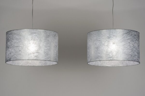 Závěsné designové svítidlo nad stůl Duo Silver Unima (LMD)