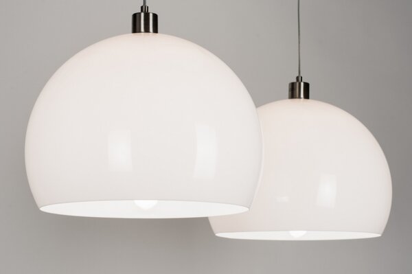 Závěsné designové bílé svítidlo nad stůl Duo Luminale Unima (LMD)