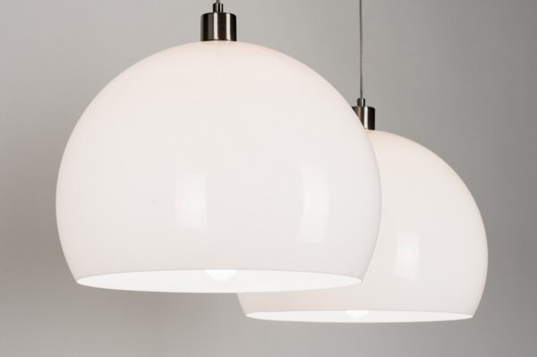 Závěsné designové bílé svítidlo nad stůl Duo Luminale Unima (LMD)