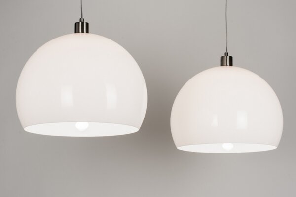 Závěsné designové bílé svítidlo nad stůl Duo Luminale Unima (LMD)