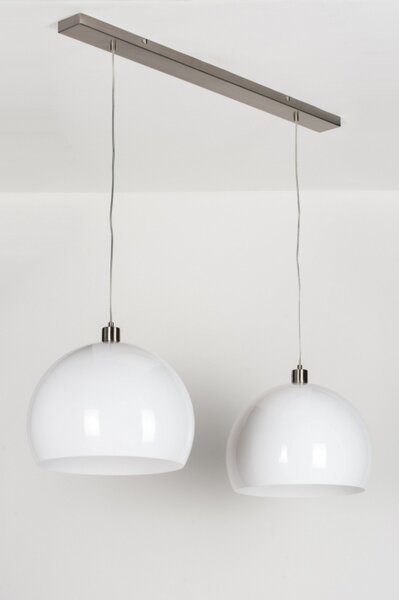 Závěsné designové bílé svítidlo nad stůl Duo Luminale Unima (LMD)