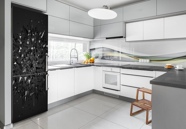 Nálepka s fotografií na ledničku Abstrakce 3D FridgeStick-70x190-f-91358028