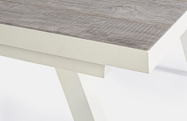 -25 % Dny MOMENTI– Bizzotto Keramický zahradní rozkládací stůl Kriton 205/265 x 103 cm