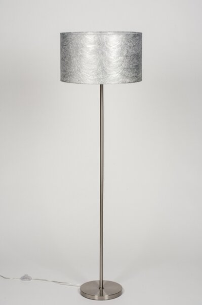 Stojací designová lampa Massimo Silver Look (LMD)