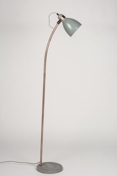 Stojací industriální modrá lampa Blue Marina Industry (LMD)