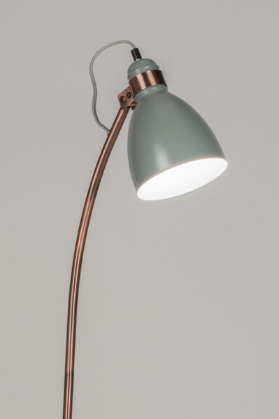 Stojací industriální modrá lampa Blue Marina Industry (LMD)