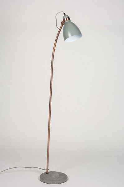 Stojací industriální modrá lampa Blue Marina Industry (LMD)